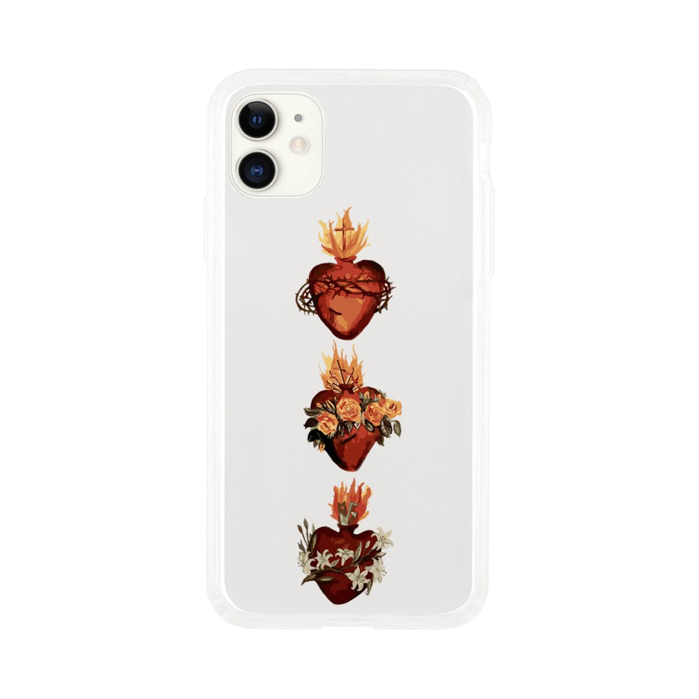 Three Hearts #JMJ Clear #iPhone Phone case