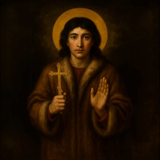 Pearl Print - Icon of Saint Peter the Aleut Martyr–