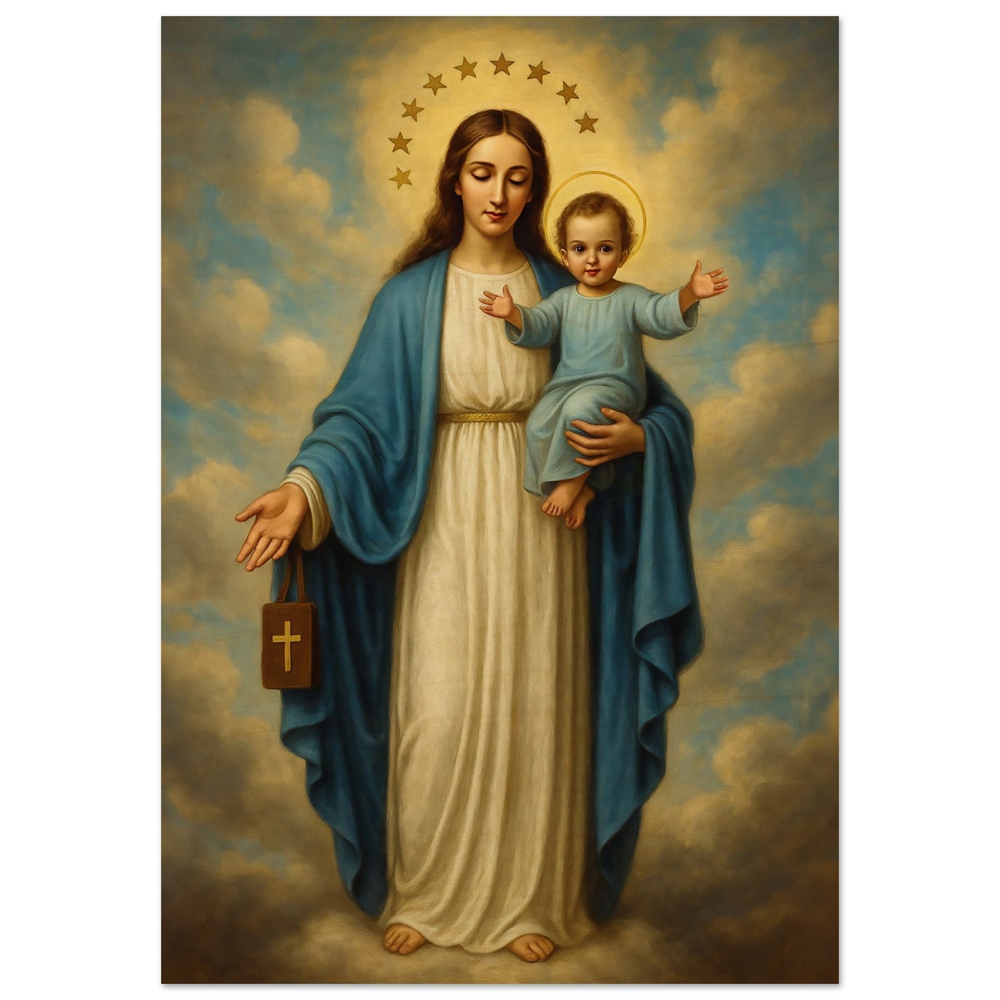 Pearl Print - Garabandal Only God Knows. Spreading the message of our Blessed Mother