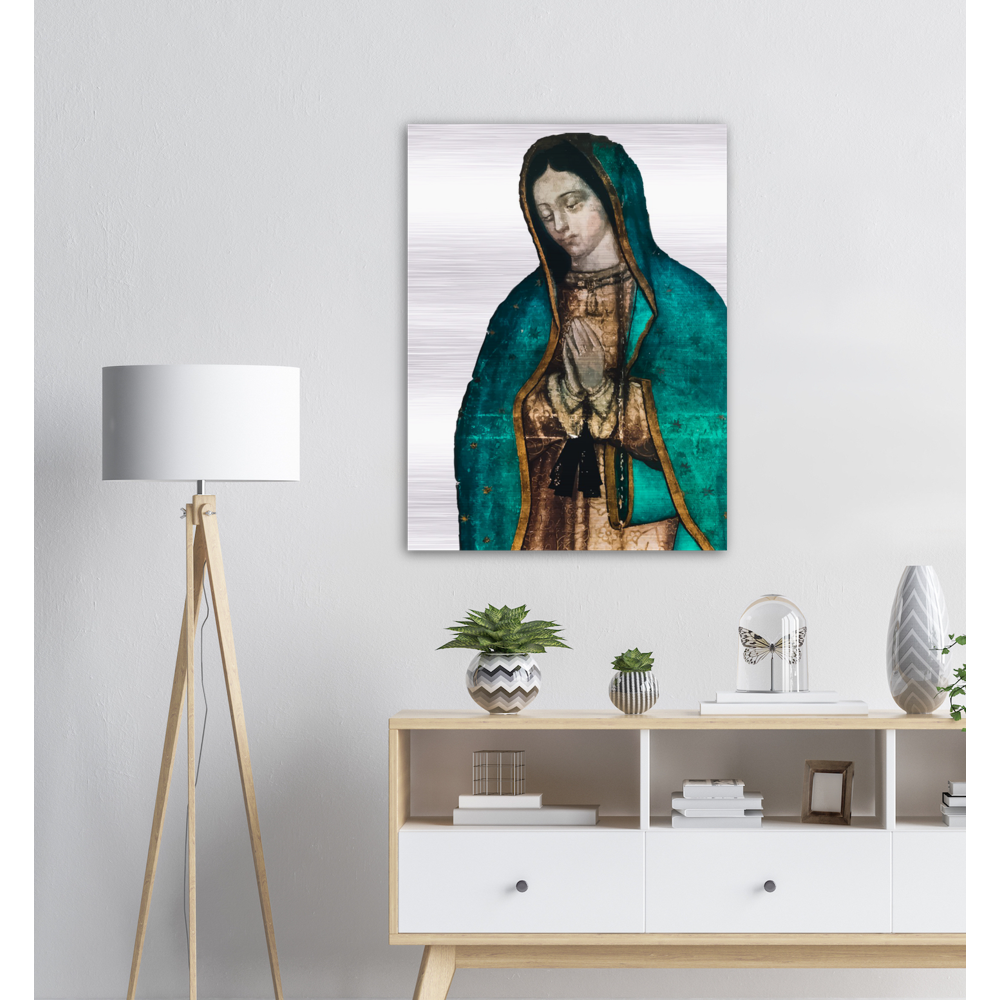 Our Lady Of Guadalupe - Brushed #AluminumIcon #MetallicIcon #Icon