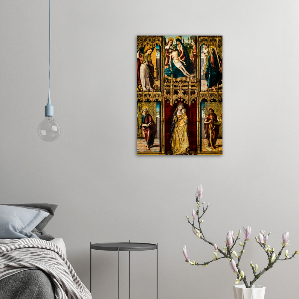 Pietà and Saints ✠ Brushed #Aluminum #AluminumPrint