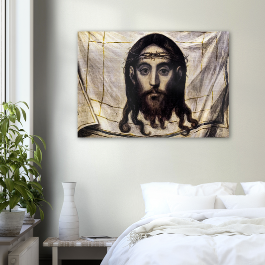 The Veil of St Veronica - Brushed Aluminum Print