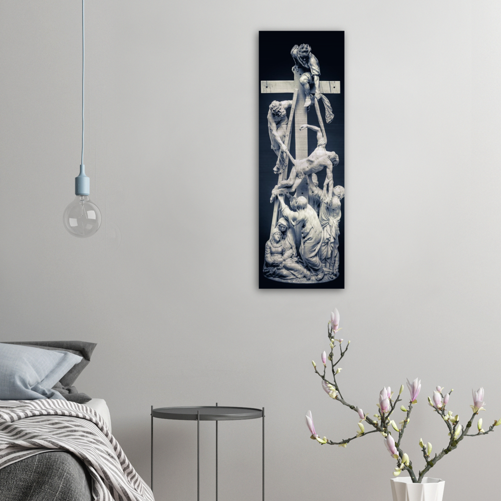 Descent from the Cross 1653 ✠ Brushed #Aluminum #MetallicIcon #AluminumPrint