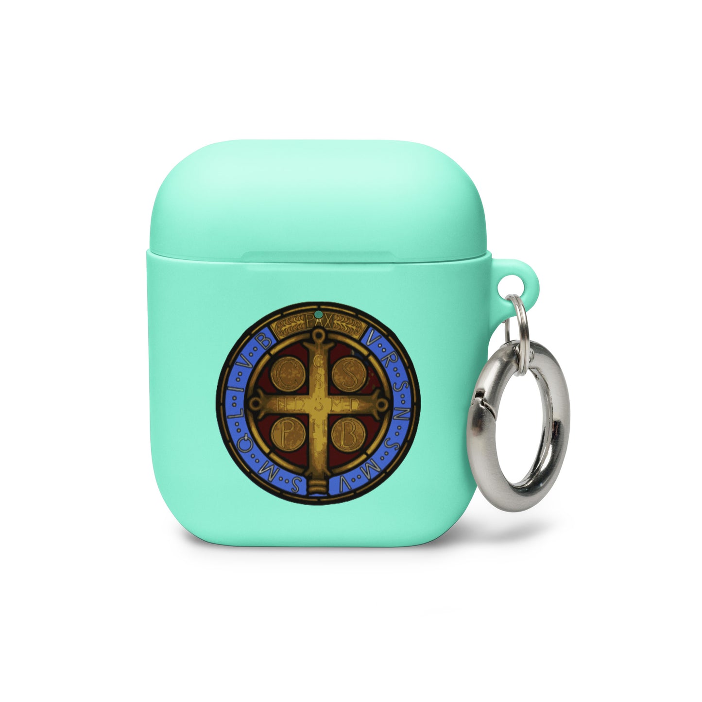 Cross of Saint Benedict AirPods case