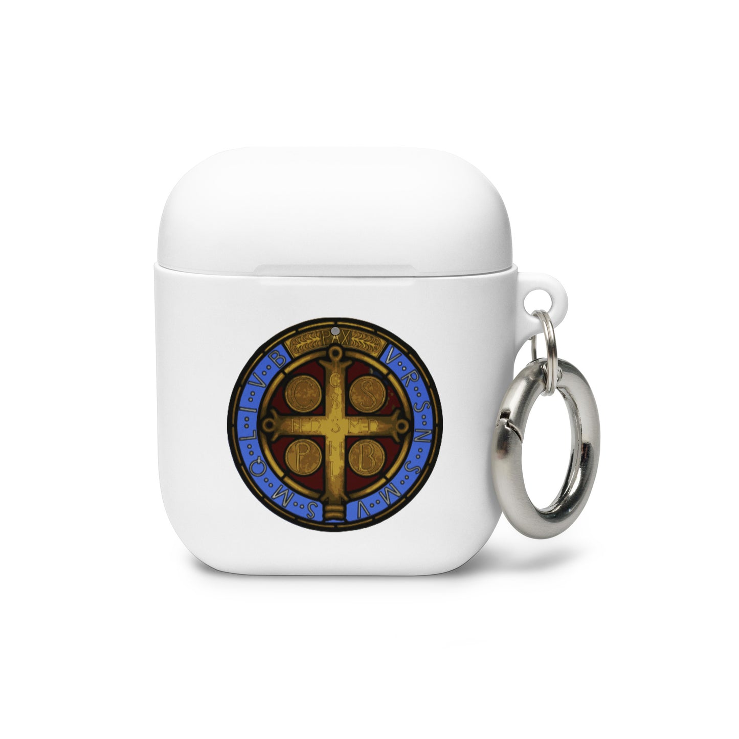 Cross of Saint Benedict AirPods case