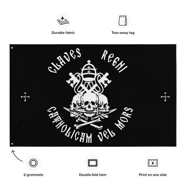 CLAVES REGNI CATHOLICAM VEL MORS - Flag The keys of the Kingdom - Cath ...
