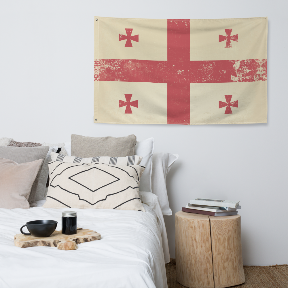 Medieval Crusader Flag  - 34½ x 56 inches (87.6x142.2 cm)