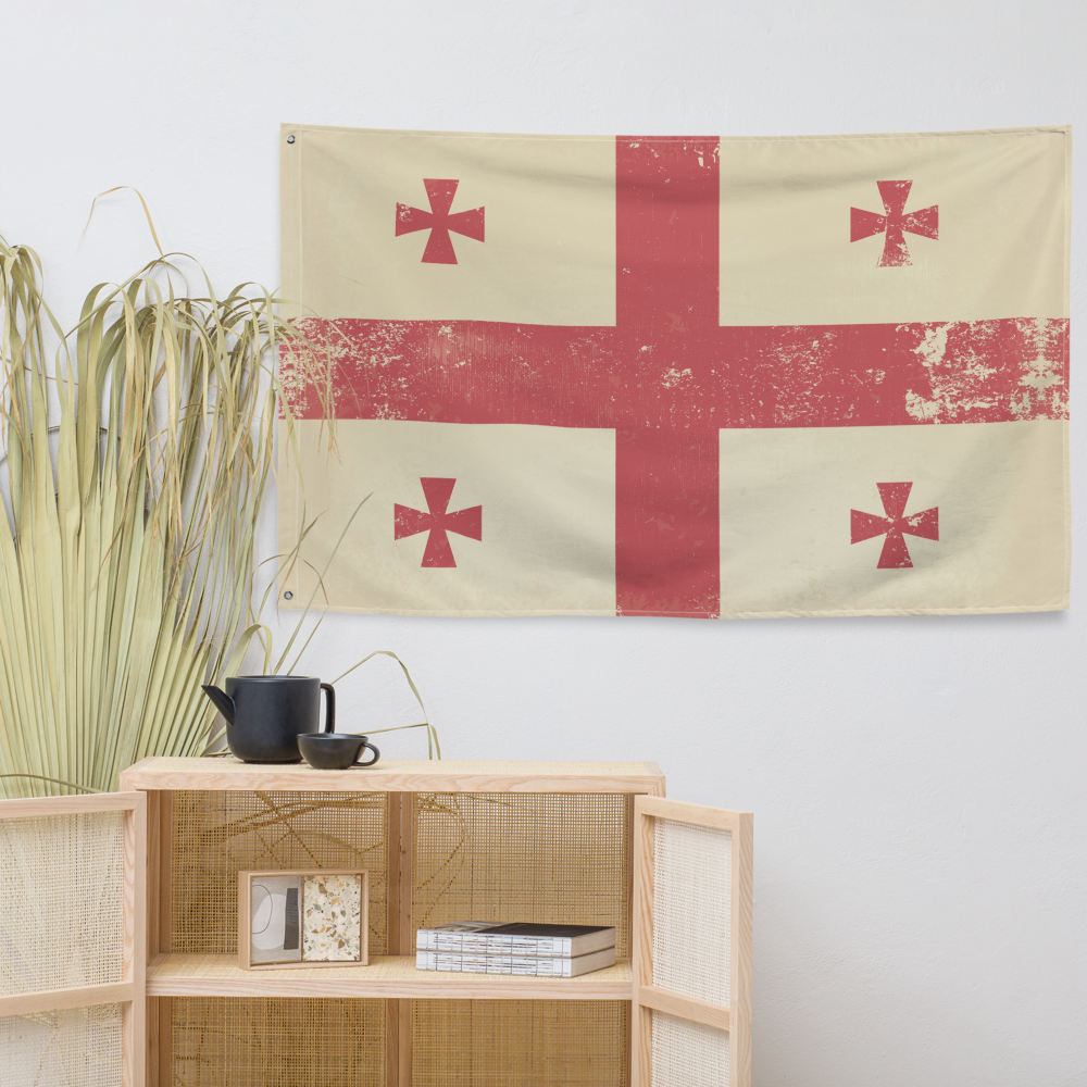 Medieval Crusader Flag  - 34½ x 56 inches (87.6x142.2 cm)