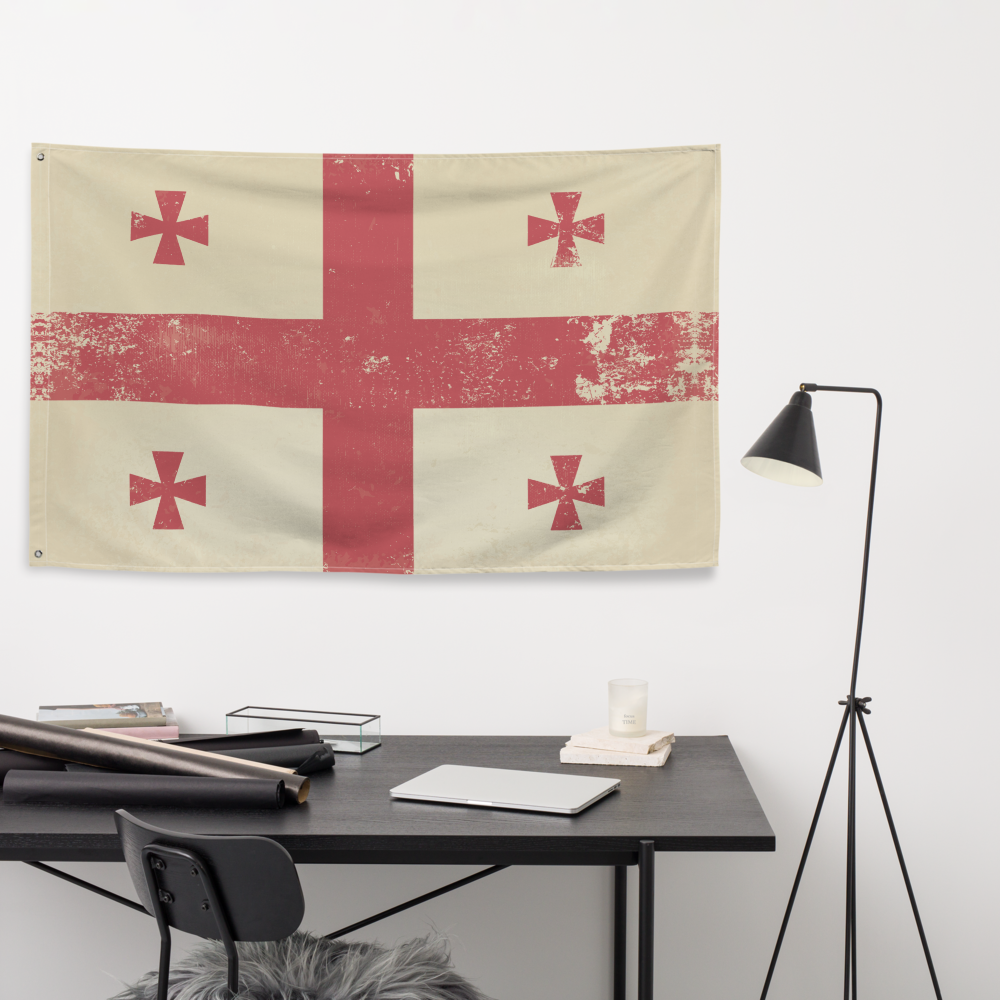 Medieval Crusader Flag  - 34½ x 56 inches (87.6x142.2 cm)