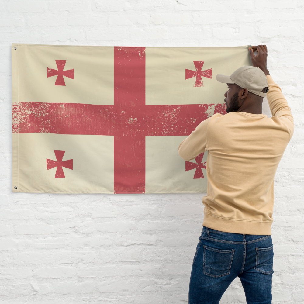 Medieval Crusader Flag  - 34½ x 56 inches (87.6x142.2 cm)