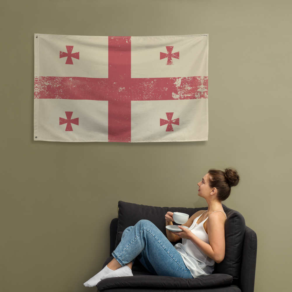 Medieval Crusader Flag  - 34½ x 56 inches (87.6x142.2 cm)