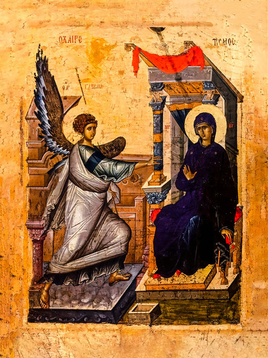 Pearl Print - The Annunciation Icon