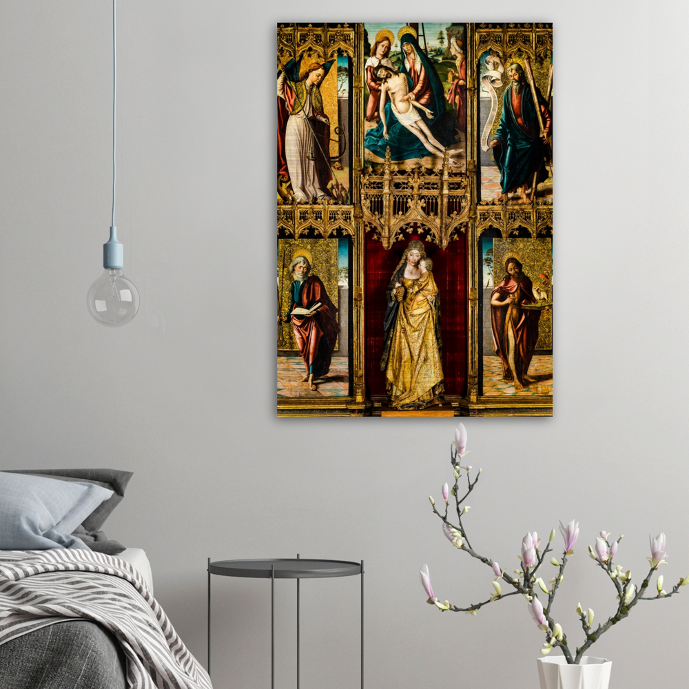 Pietà and Saints ✠ Brushed #Aluminum #AluminumPrint