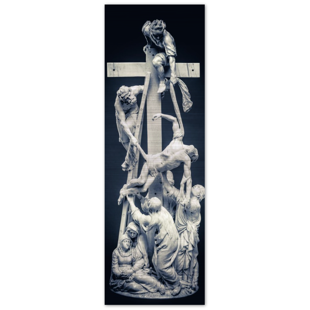 Descent from the Cross 1653 ✠ Brushed #Aluminum #MetallicIcon #AluminumPrint