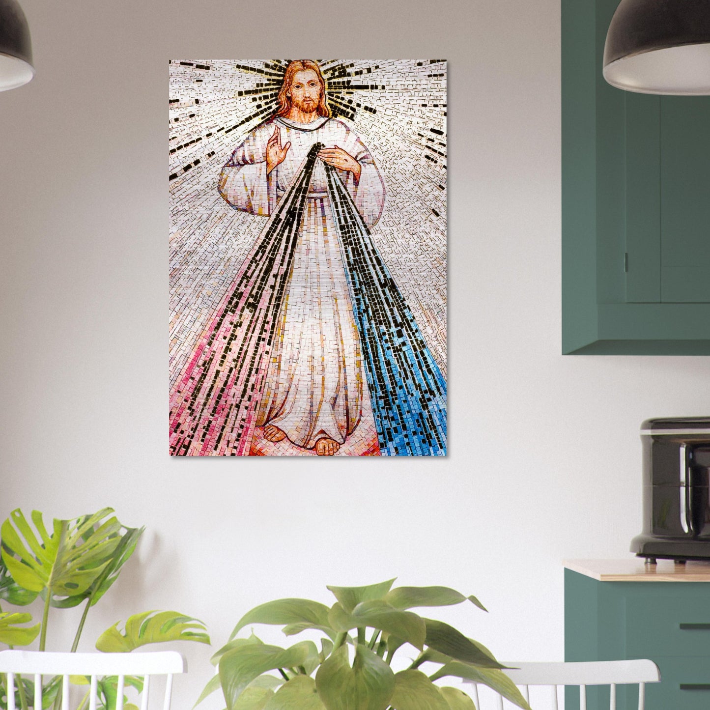 Trust in the Divine Mercy Brushed Aluminum Print