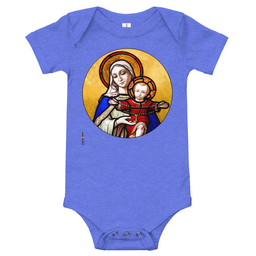 Holy Mother and Divine Child - Baby short sleeve one piece