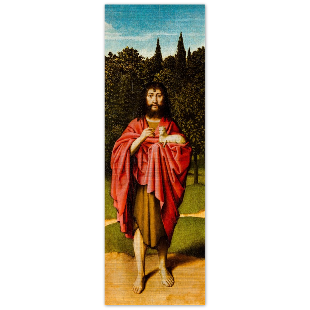 John the Baptist ✠ Brushed #Aluminum #AluminumPrint