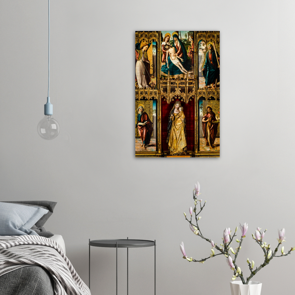 Pietà and Saints ✠ Brushed #Aluminum #AluminumPrint