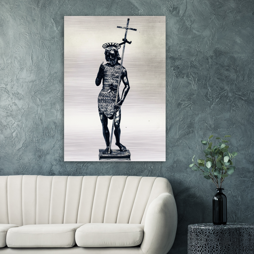 John the Baptist - late 15th century ✠ Brushed #Aluminum #AluminumPrint