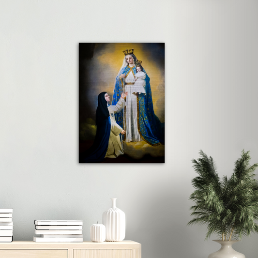 Our Lady of Good Success (Good Event) Brushed Aluminum Print