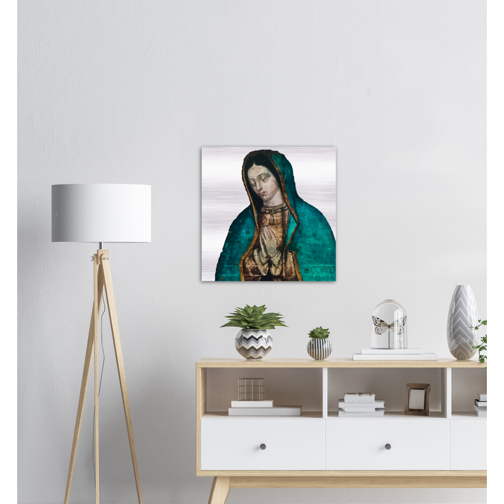 Our Lady Of Guadalupe - Brushed #AluminumIcon #MetallicIcon #Icon