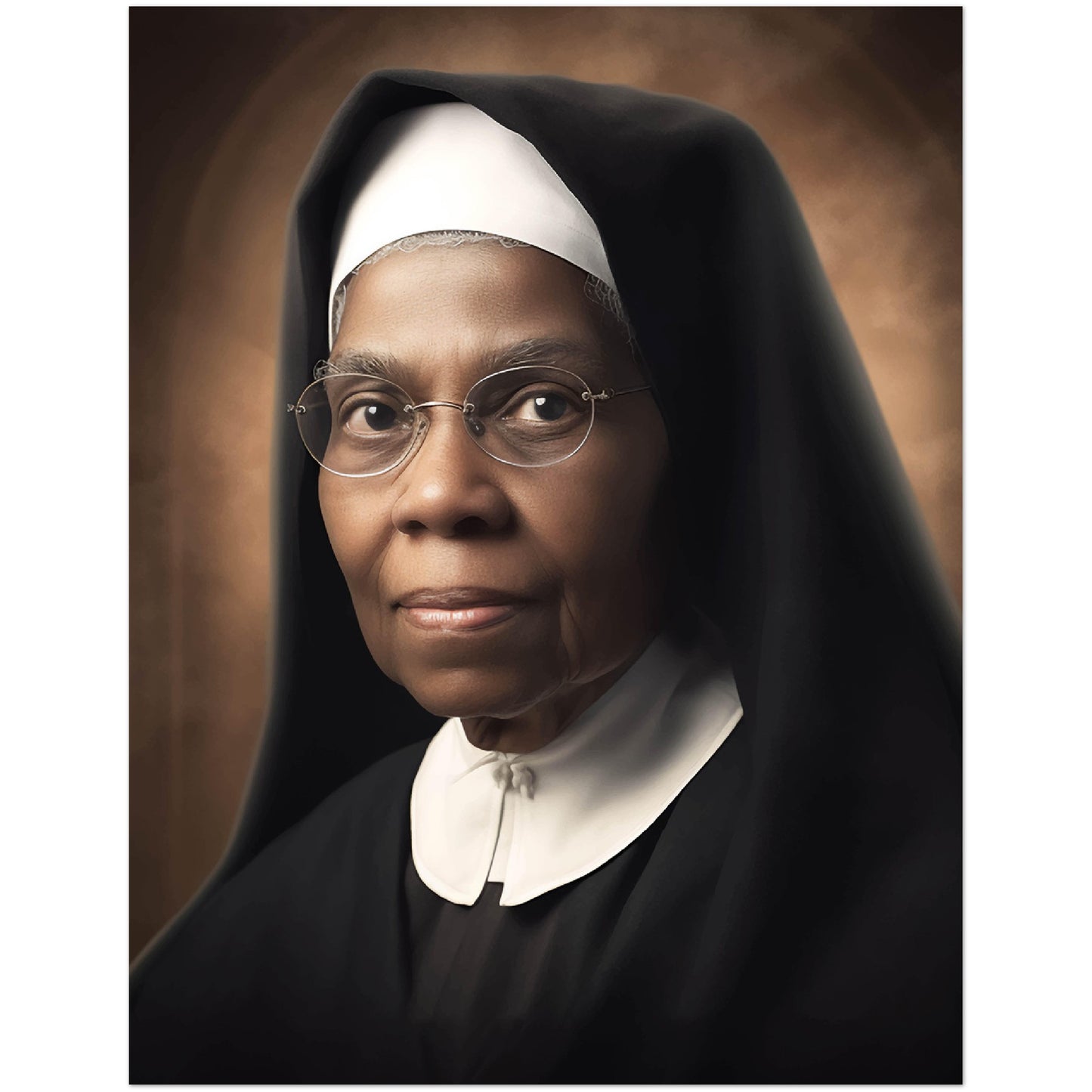 Sister Wilhelmina Lancaster of the Most Holy Rosary Silk Paper Print 10 copies