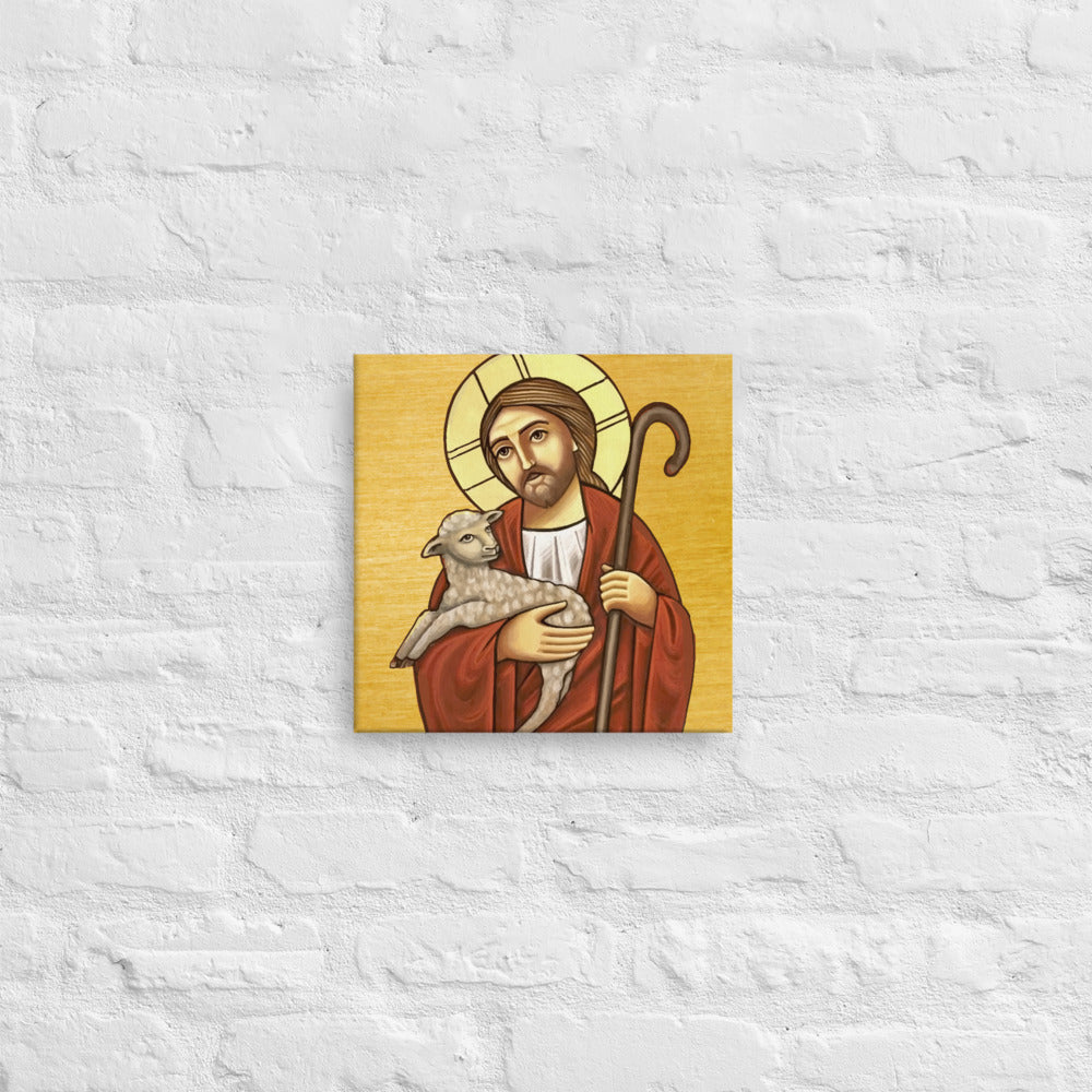 Good Shepherd - Coptic Icon - Canvas