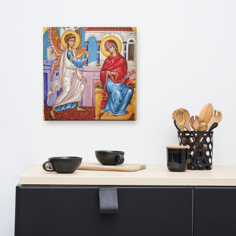 Annunciation Icon Canvas