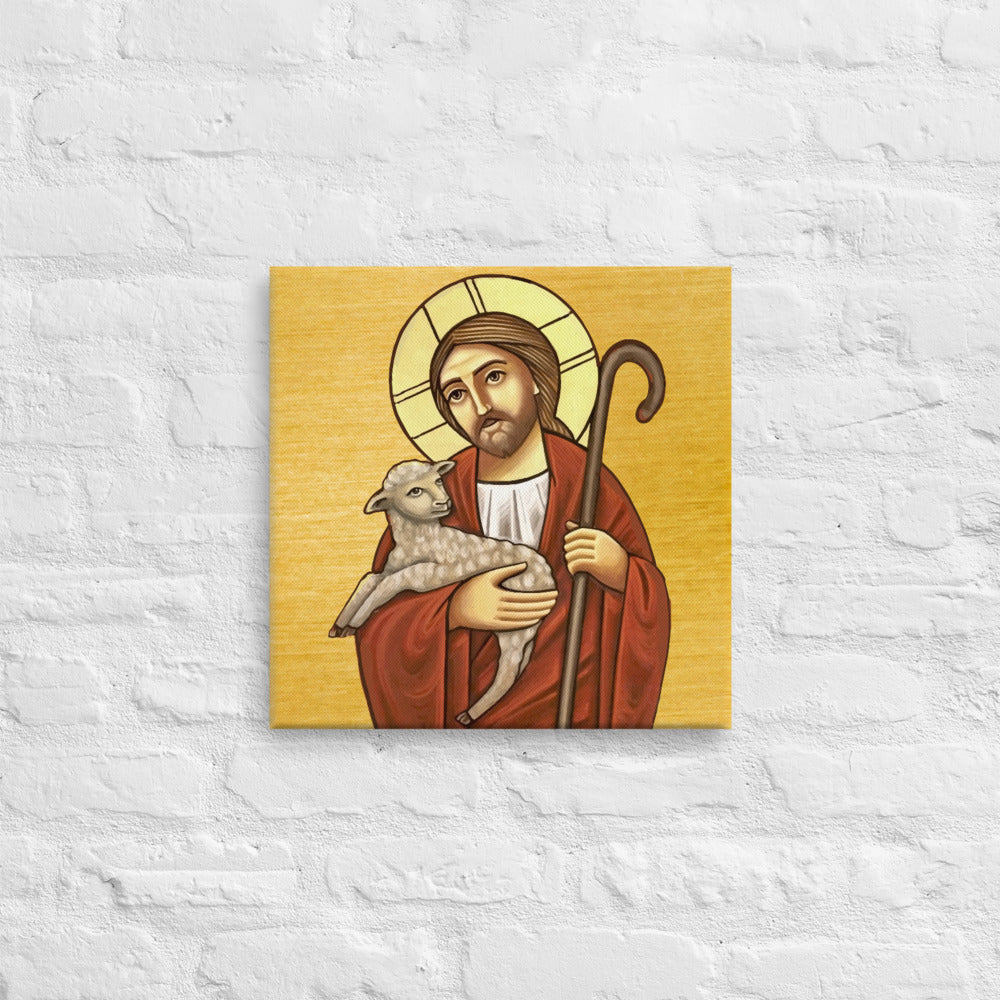 Good Shepherd - Coptic Icon - Canvas