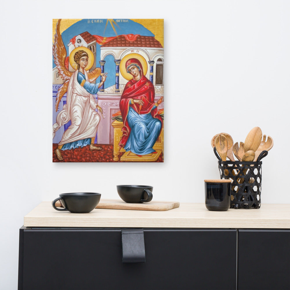 Annunciation Icon Canvas