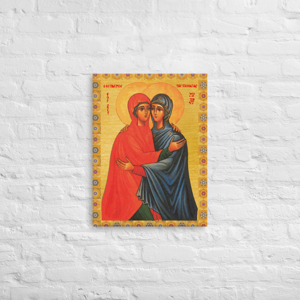 Visitation Icon - Canvas