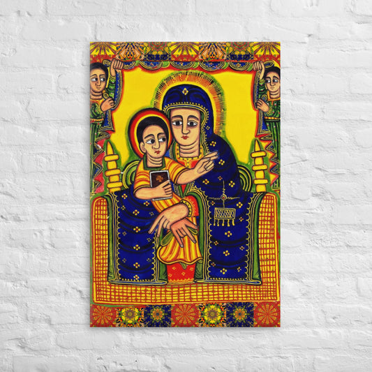 Our Lady (Ethiopian) Blessed Mother Mary - Canvas