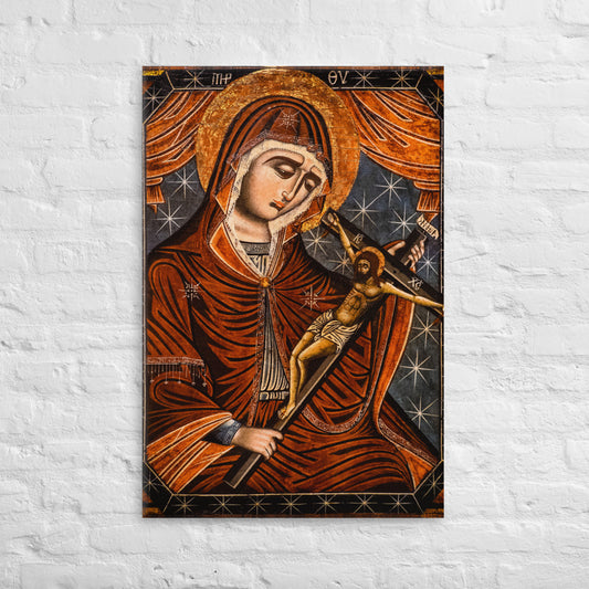 The Mother of God (Trenousa) Canvas