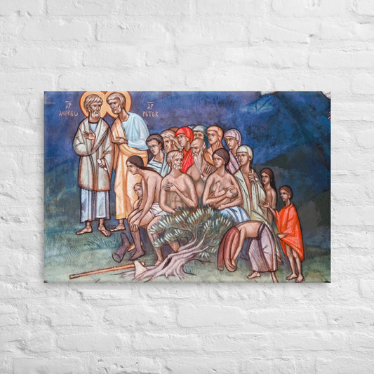 People preparing for Baptism - Canvas