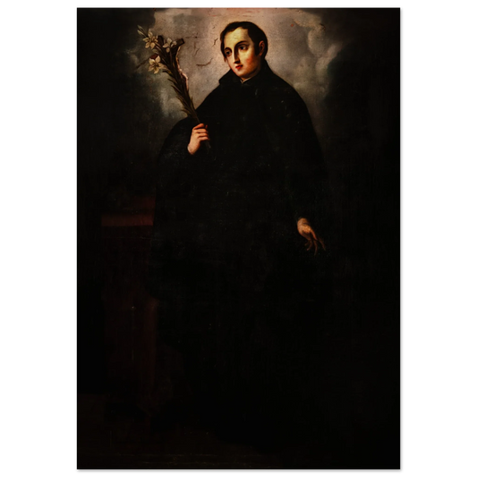 Pearl Print - Saint Aloysius Gonzaga – Sacred Art Reproduction