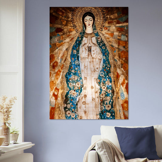 Pearl Print - Our Lady Queen of Universe Icon