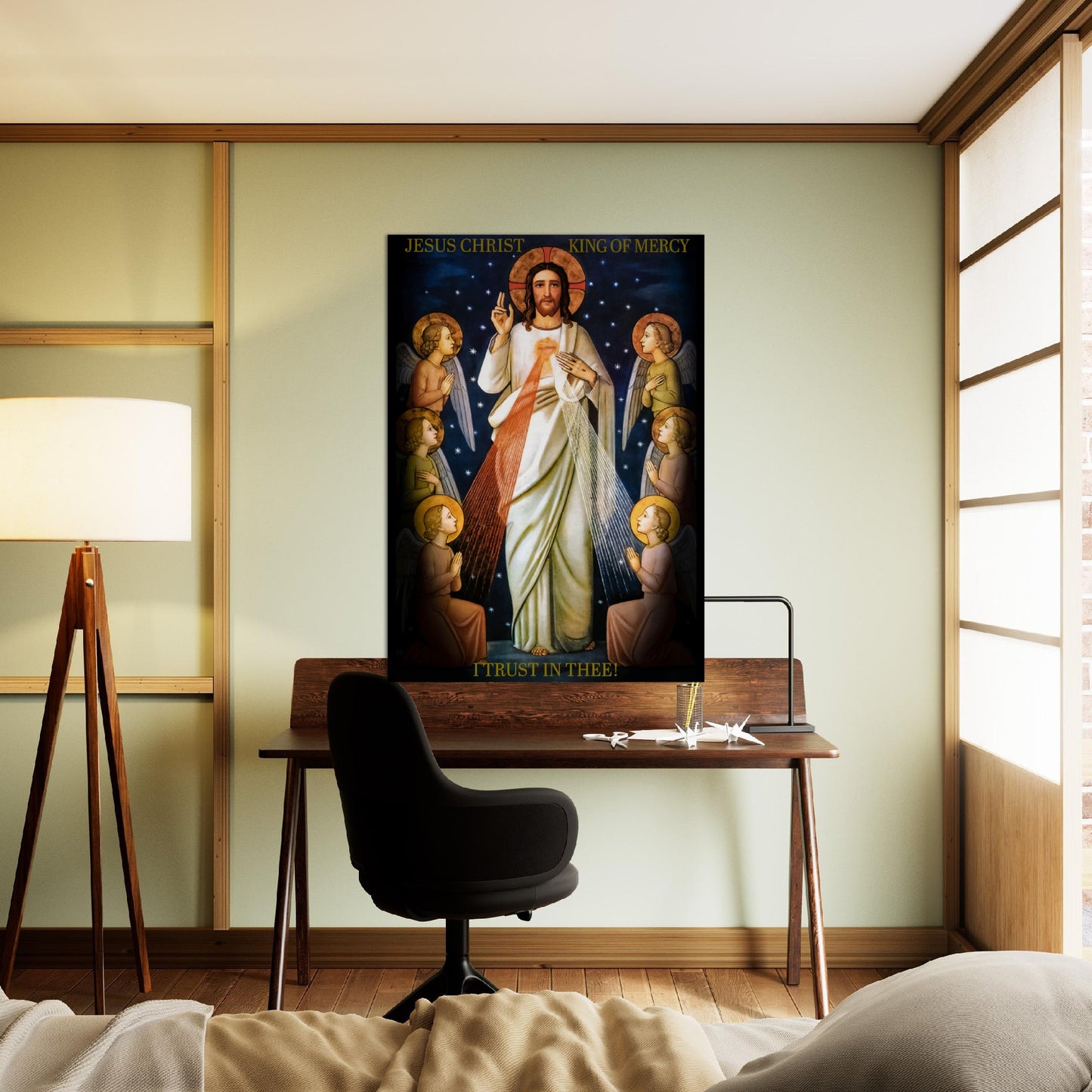 Jesus Christ King of Mercy ✠ Museum-Quality Matte Paper Poster