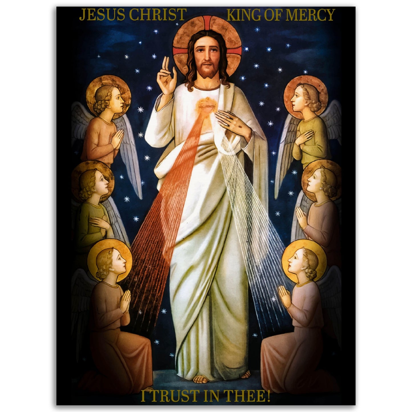 Jesus Christ King of Mercy ✠ Museum-Quality Matte Paper Poster