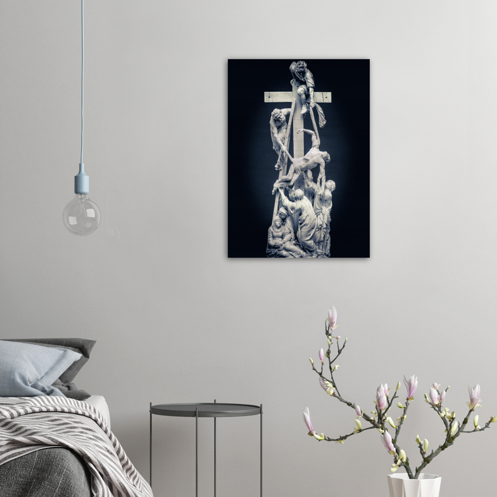 Descent from the Cross 1653 ✠ Brushed #Aluminum #MetallicIcon #AluminumPrint