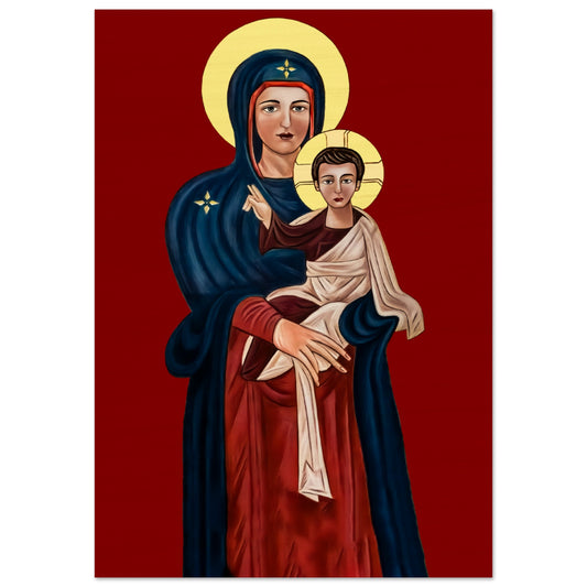Our Lady Elige Icon Wood Plaque Our Lady of the Maronite