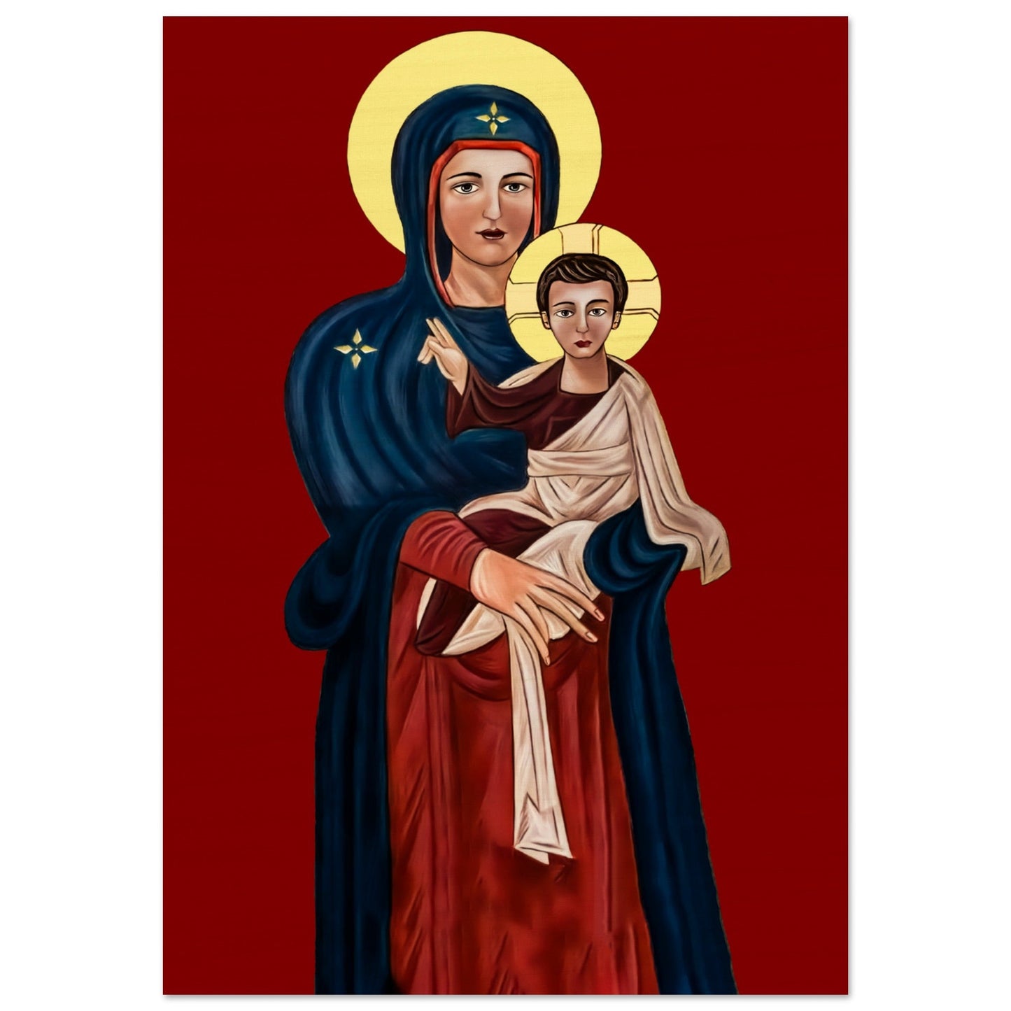 Pearl Print - Our Lady Elige Icon Our Lady of the Maronite