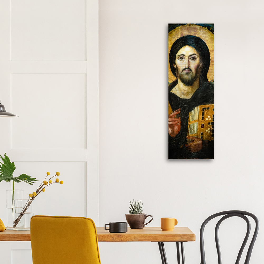 Christ: Pantocrator  ✠ Brushed #Aluminum #MetallicIcon #AluminumPrint