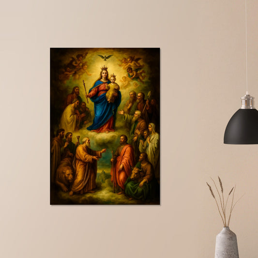 Pearl Print - Prayers of the Auxilium Christianorum – Mary Helper of the Christian Icon