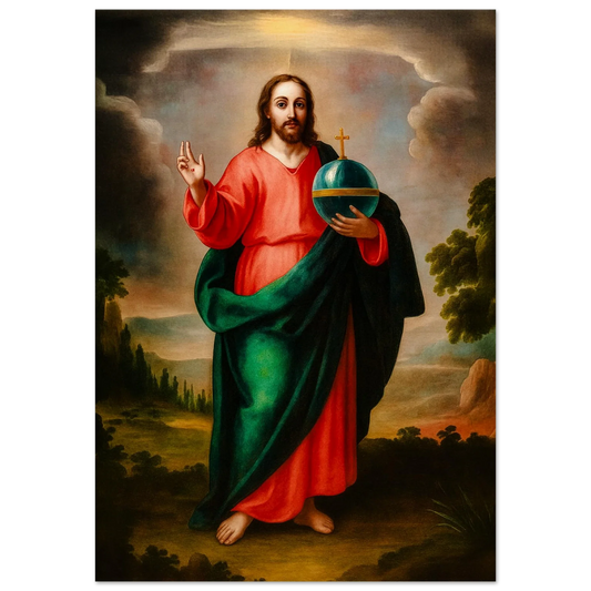 Pearl Print - Reimagined: Christ the Redeemer of the New World — Sacred Art from the Viceroyalty of New Spain.