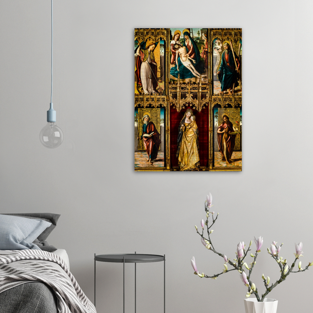 Pietà and Saints ✠ Brushed #Aluminum #AluminumPrint