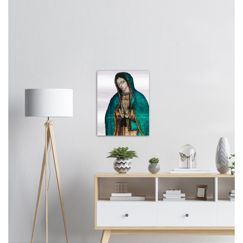 Our Lady Of Guadalupe - Brushed #AluminumIcon #MetallicIcon #Icon