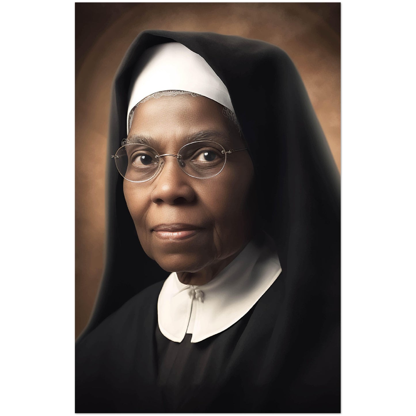 Sister Wilhelmina Lancaster of the Most Holy Rosary Silk Paper Print 10 copies