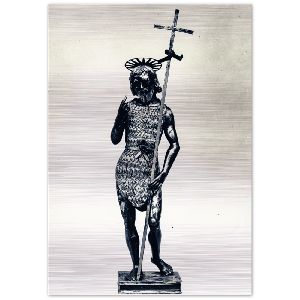 John the Baptist - late 15th century ✠ Brushed #Aluminum #AluminumPrint