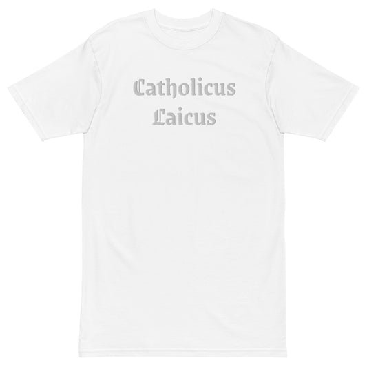 Catholicus Laicus premium heavyweight tee