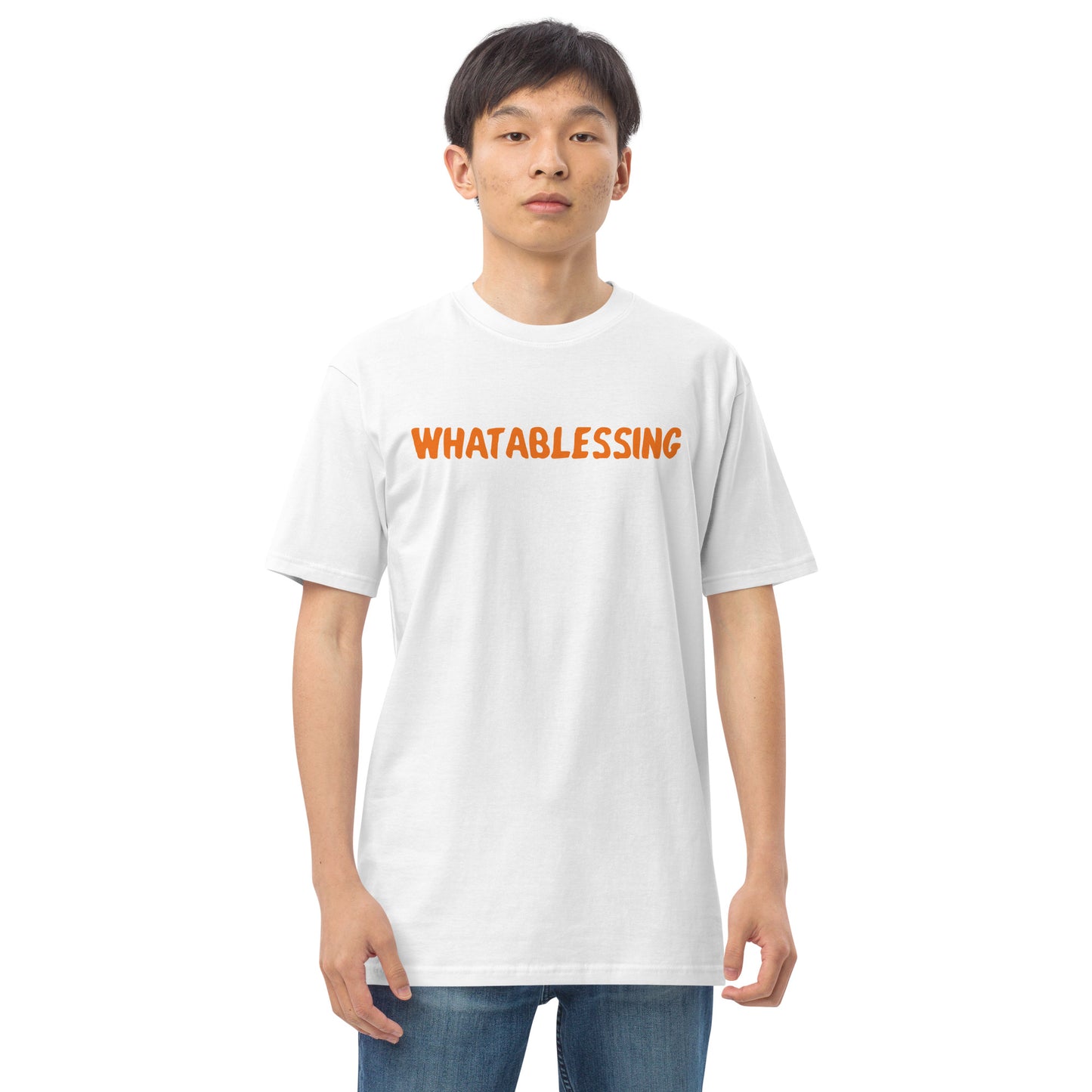 Whatablessing premium heavyweight tee